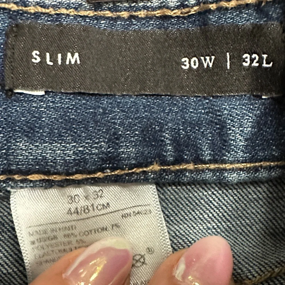 #294- Banana Republic Men's Light Blue Slim Fit Jeans Size‎ 30W 32L